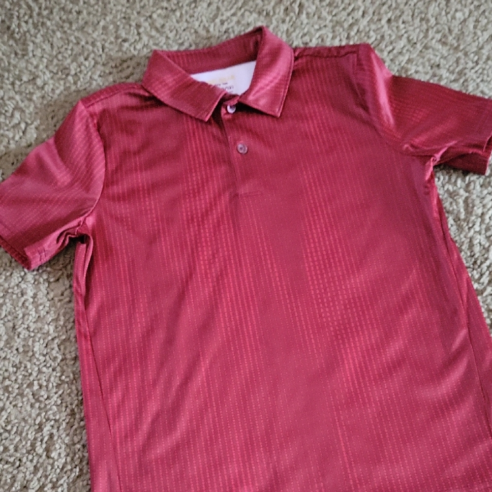 Tek Gear Burgundy Polo Shirt